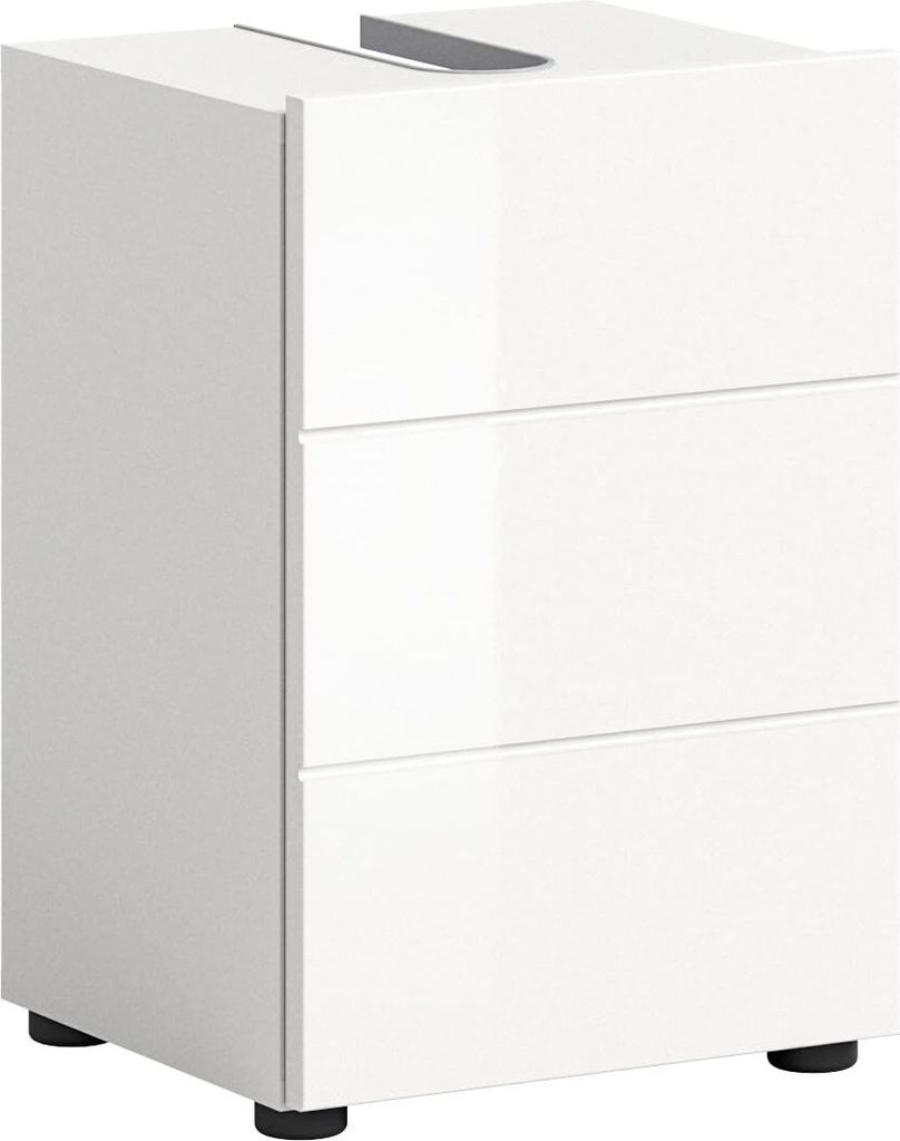Badezimmer- Schrank - Hochglanz - Moderner Stil - 38cm x Produktbild 