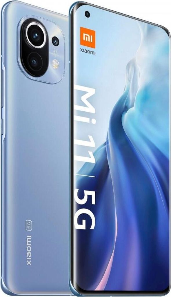 スマートフォン本体 Xiaomi Mi 11 Horizon Blue 8/256GB Xiaomi Mi 11 - Smartphone 256GB, 8GB RAM, Dual Sim, Horizon