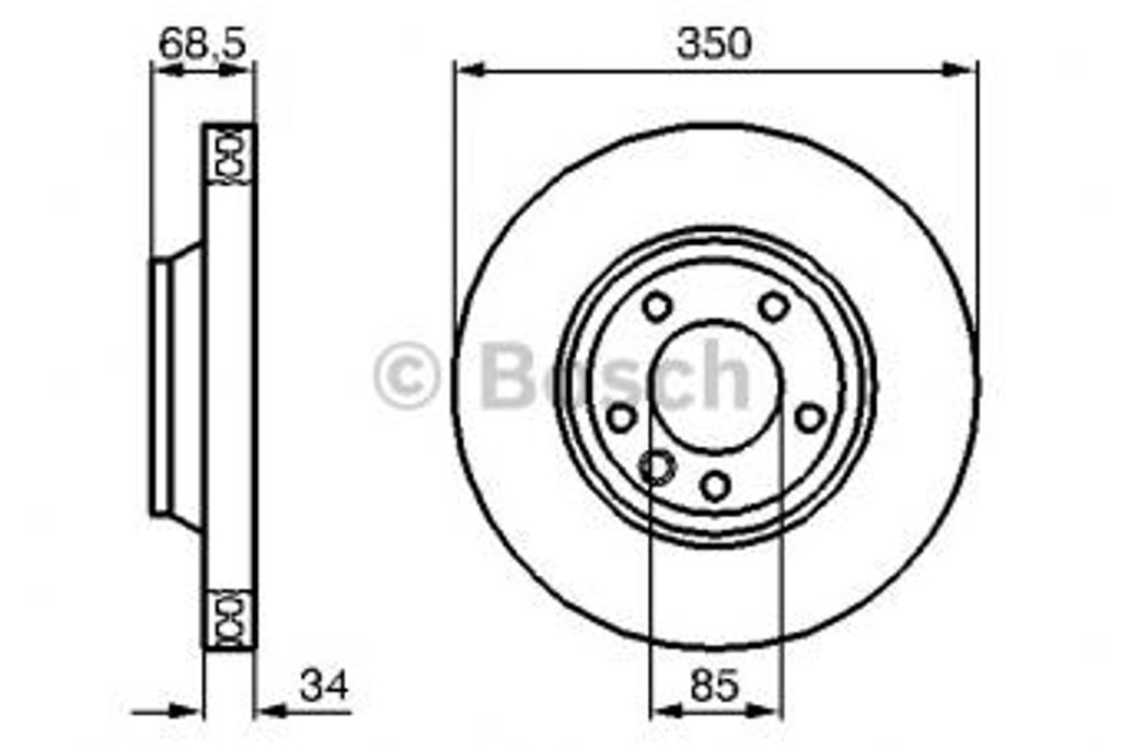 Bosch Bremsscheibe 0 986 479 249