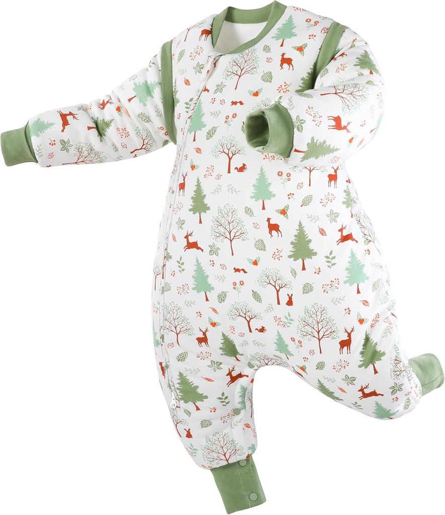 Saco de dormir para bebé con pies - Algodón - Saco de Imagen del producto 