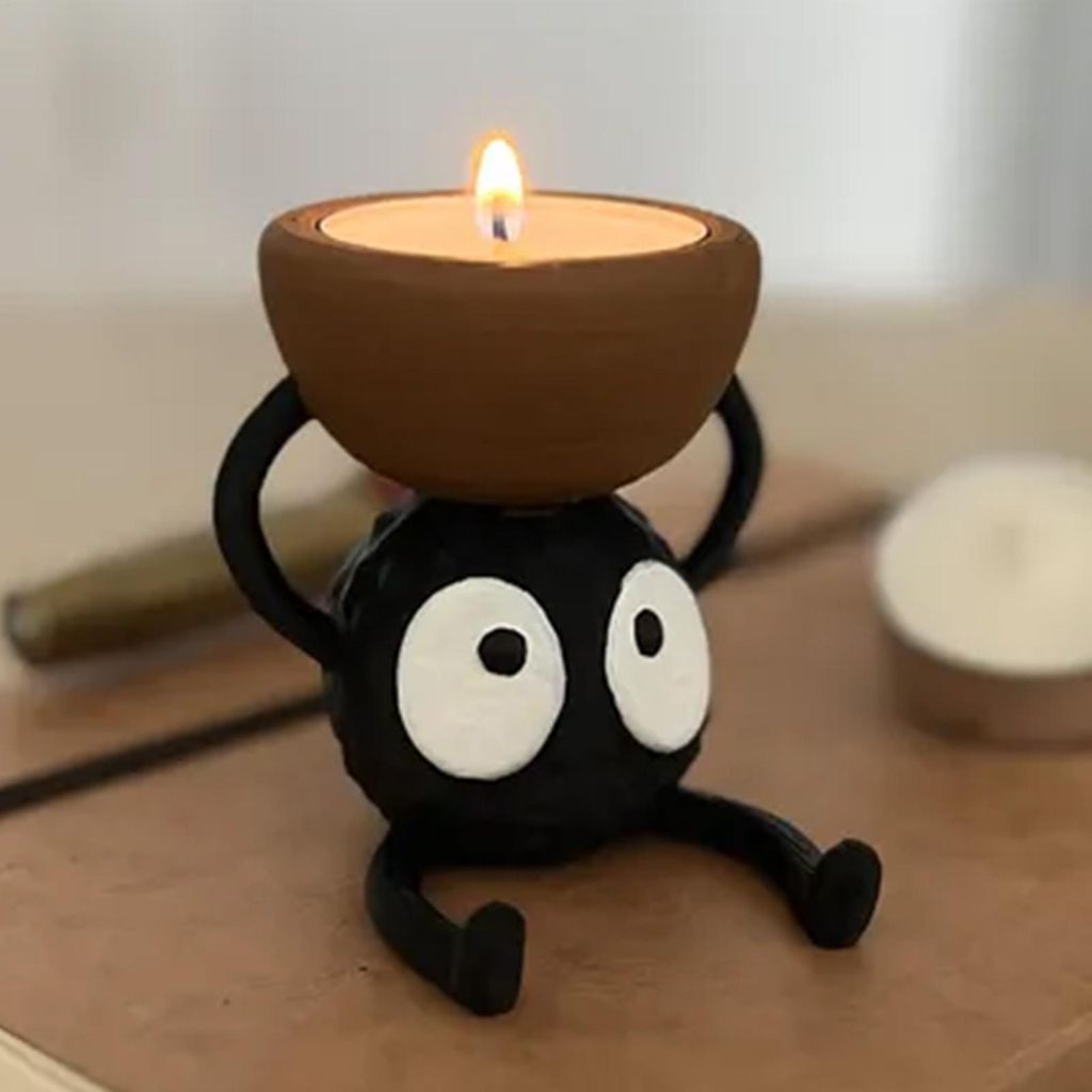 Kerzenhalter Teelichthalter 3D-Figur niedliches Design Produktbild 