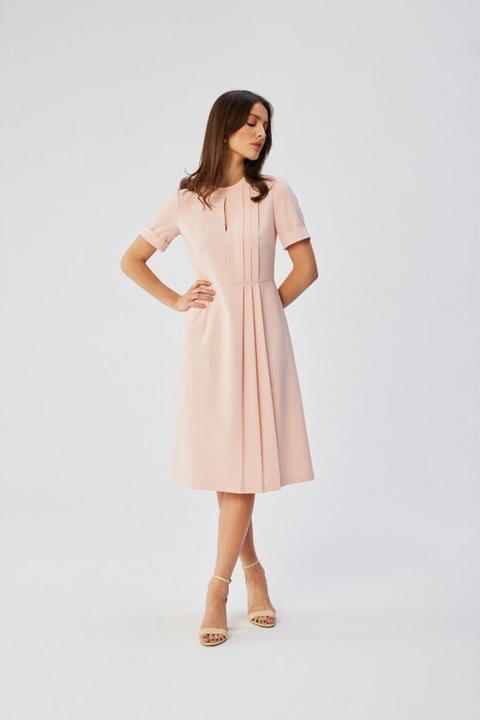 Stylove Damenkleid in A-Linie Eborashi S361 Puderrosa M