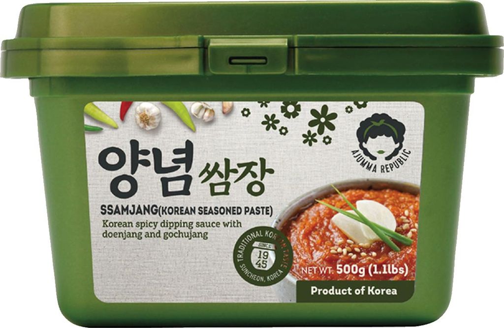 Ajumma Ssamjang Paste Traditionell Koreanische Würzpaste 500g