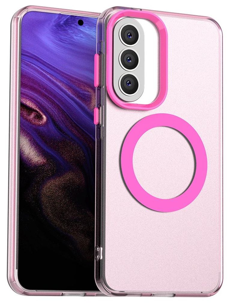 Handyhülle für Galaxy A57 5G, Techsuit CandyCase MagSafe, Rosa