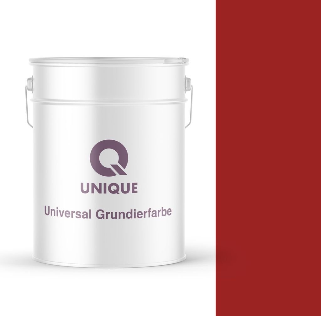 Q UNIQUE Universal Grundierfarbe 10 L – Schnelltrocknende Acrylat-Grundierung für Außen und Innen, Ideal für Mineralische Untergründe Signalr...