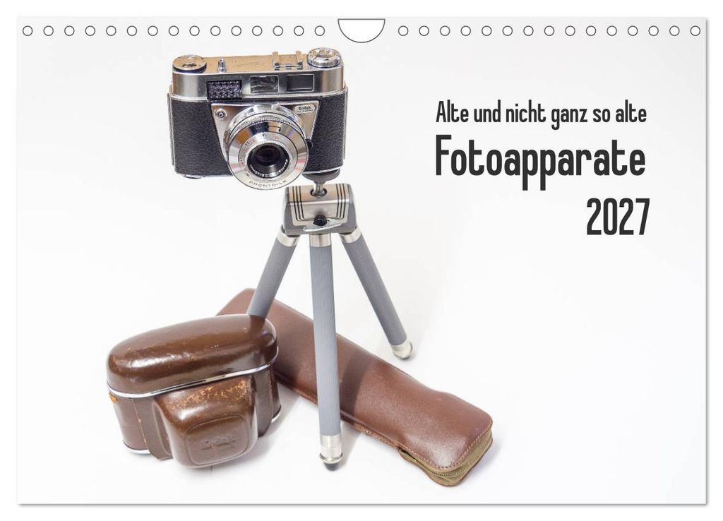 Alte und nicht ganz so alte Fotoapparate (Wandkalender 2027 DIN A4 quer), CALVENDO Monatskalender