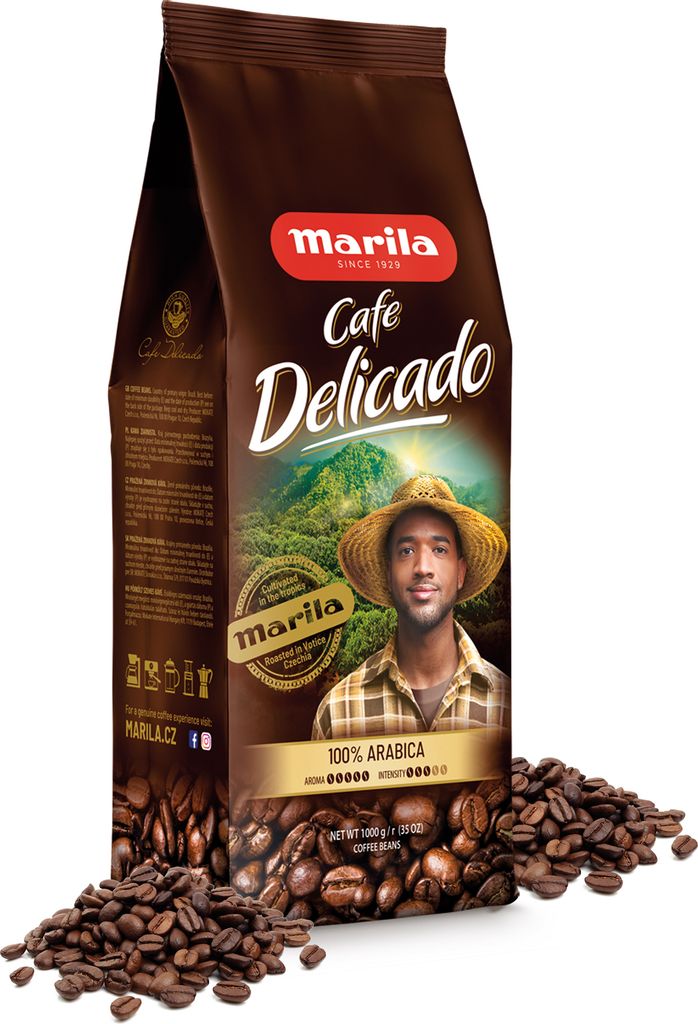 Kawa ziarnista Marila Cafe Delicado 1 kg Zdjęcie produktu 