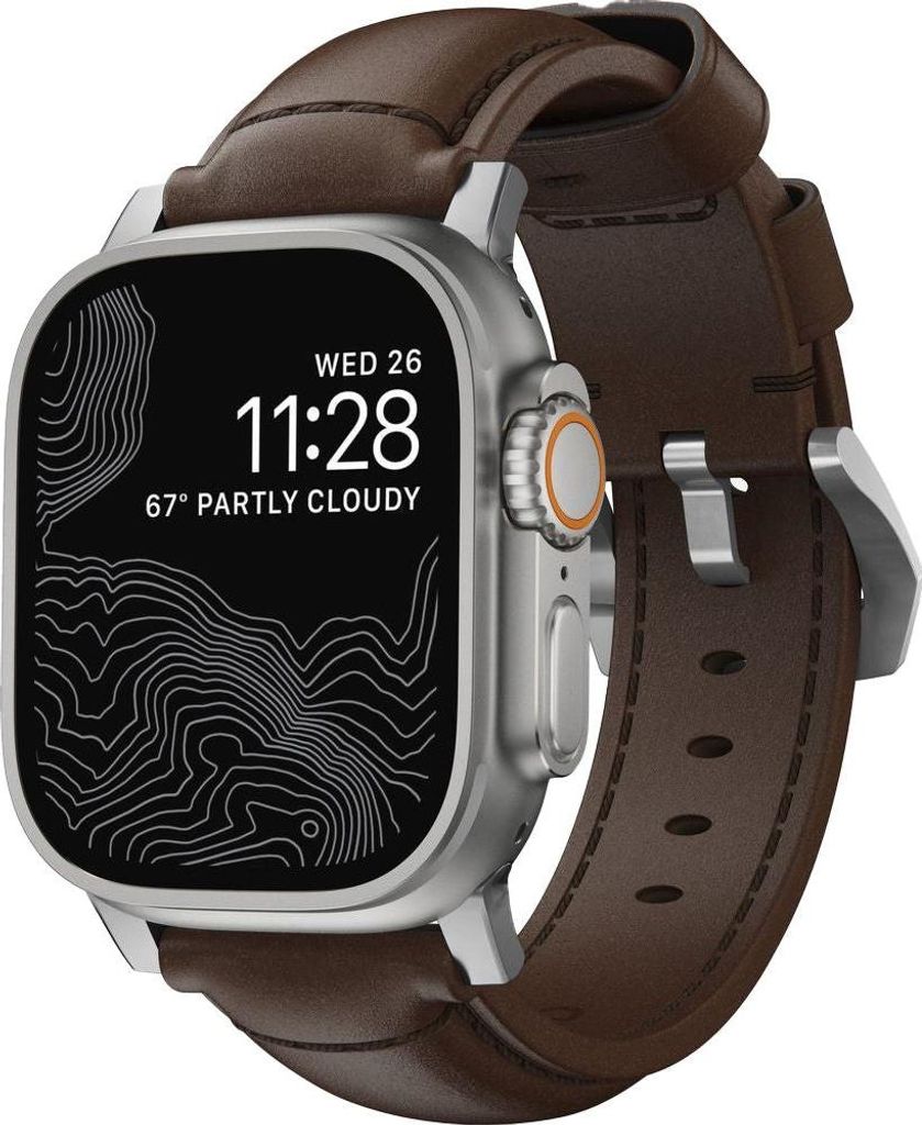 Nomad NM1A4RST00, Band, Smartwatch, Braun, Apple, Apple Produktbild 