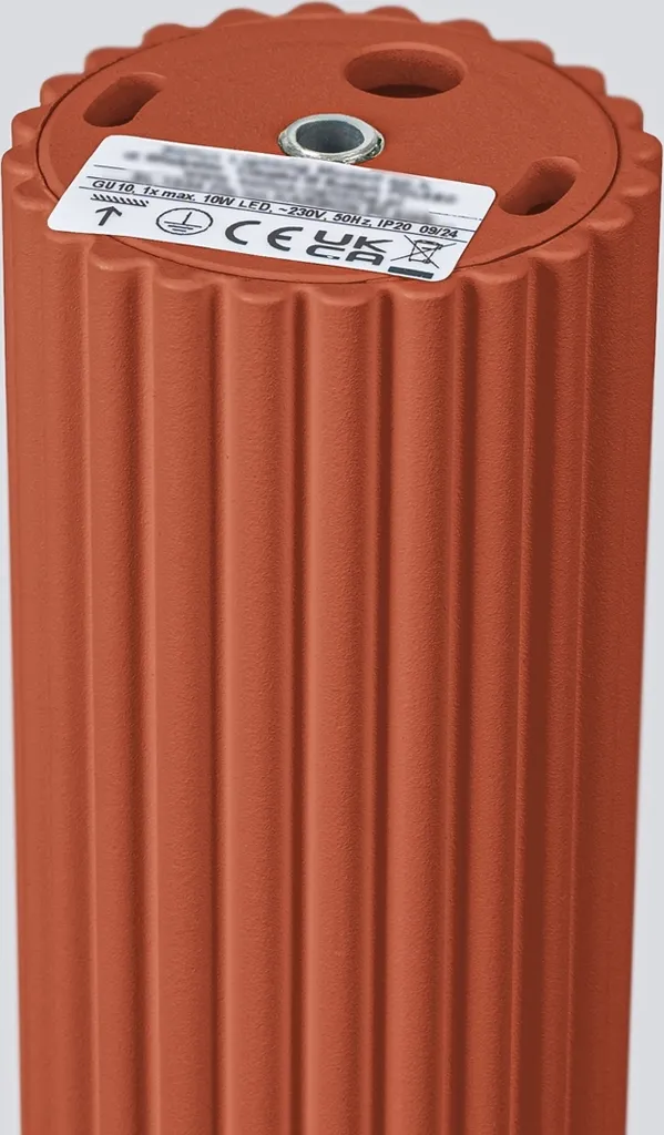 Offerta Lampada Sollux KARBON 20 Rosso Ocra - Faretto Design GU10 - 5