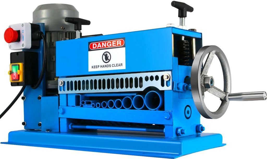 Kabelabisoliermaschine Elektrisch 220 V Mehrfach-Abisolierzange 0,37 kw Abisoliermaschine mit Schnittgeschwindigkeit Mehrloch-Abisolierzange
