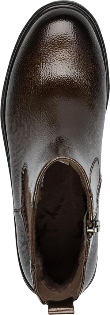 Tamaris Damen vegane Stiefelette mit Reißverschluss 1-25428-43, Größe:37 EU, Farbe:Braun