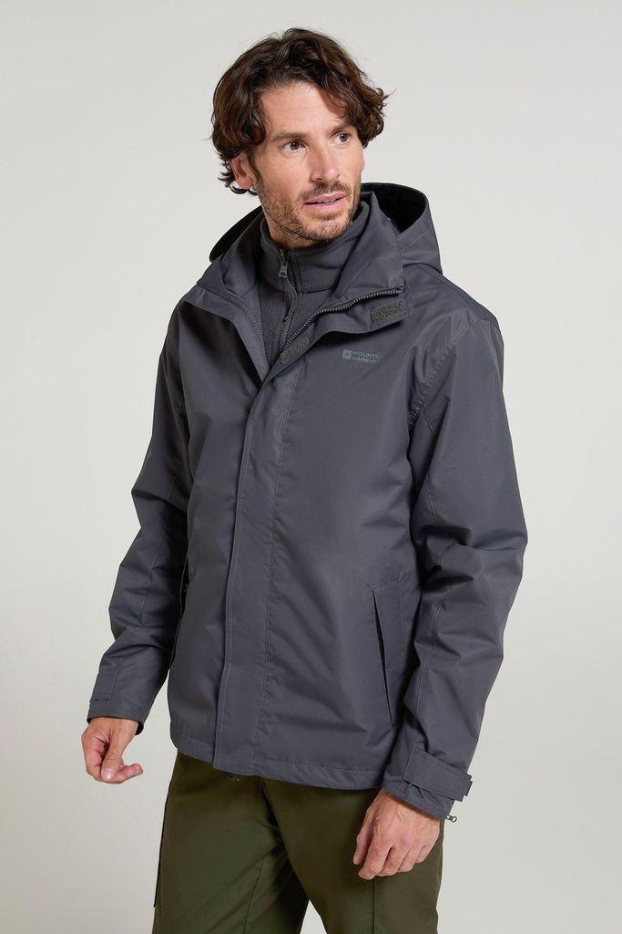 Mountain Warehouse - "Fell II" Jacke 3 in 1 für Herren MW1379 (L) (Dunkelblau)
