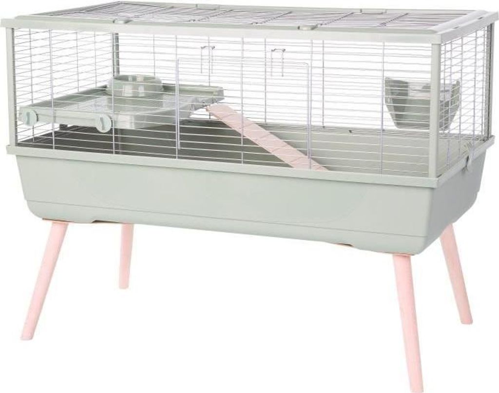 Käfig für Nagetiere, Zolux Néolife, Erhöht, für Meerschweinchen, 99 x 54 x 79 cm, Grün