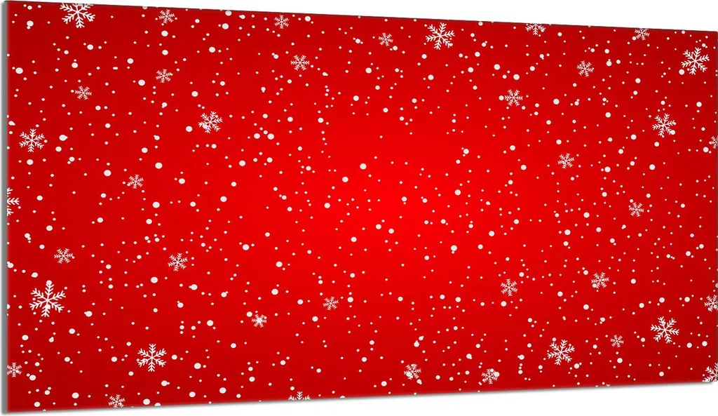 Piastra di copertura per piano cottura 90x52 Piastra di copertura per piano cottura in ceramica, tagliere decorativo, rosso vacanze
