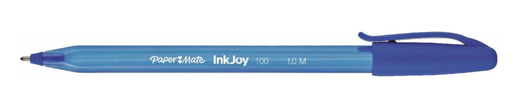 Paper Mate InkJoy 100ST Kugelschreiber | mittlere Spitze (1,0 mm) | Blau | 50 Stück