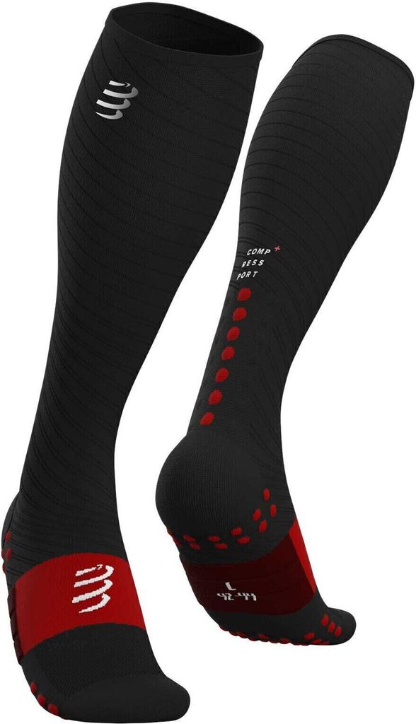 Compressport Full Socks Recovery Black 1M Laufsocken