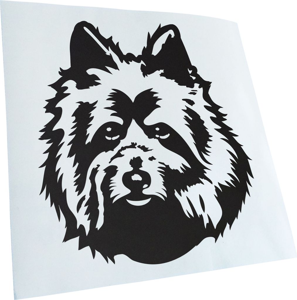 Kiwistar - Autoaufkleber - Australian Terrier Hund - Mattschwarz - 24x22cm - Aufkleber für Auto, Laptop, Fahrrad, LKW, Motorrad mehrfarbig JDM Dec...