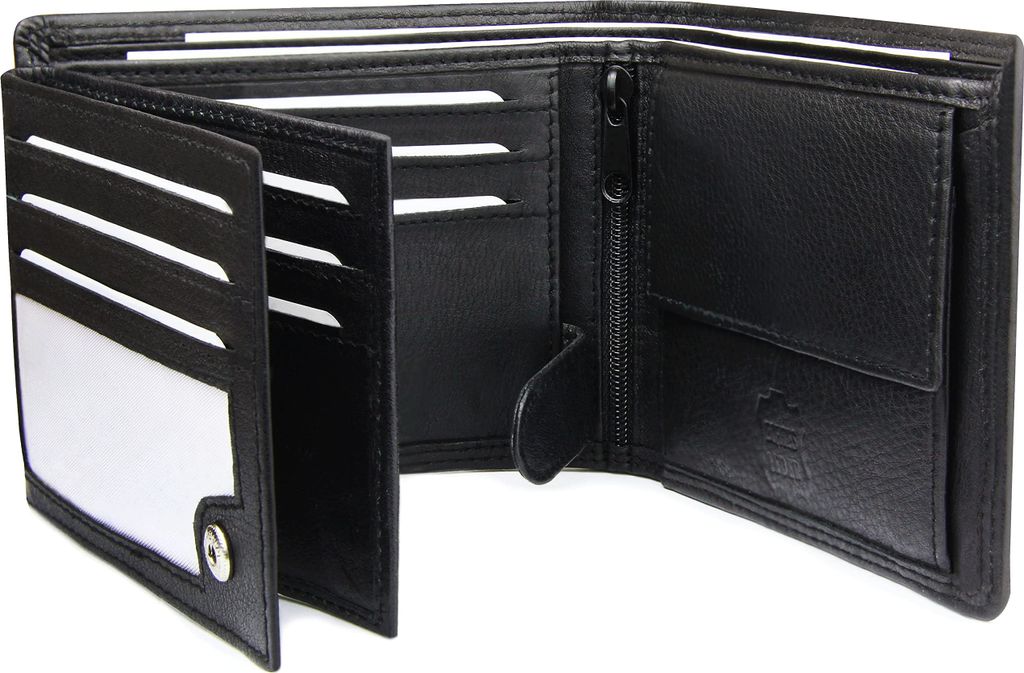 Frentree® Herren Geldbörse aus Nappa Leder mit RFID Schutz, Produktbild 