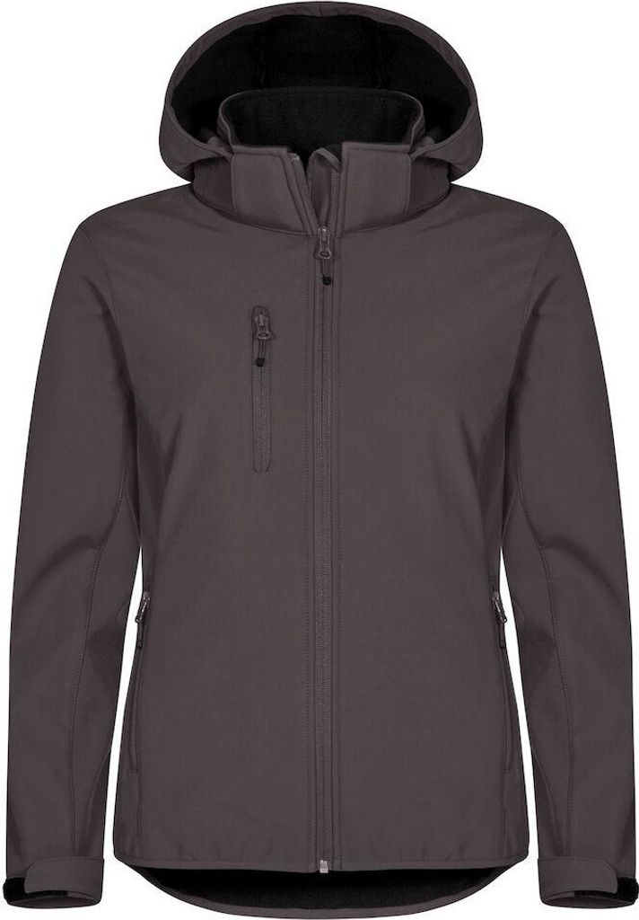 Clique - "Classic" Softshelljacke für Damen UB1097 (L) (Dunkelgrau)