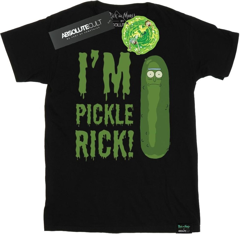Rick And Morty - "I'm Pickle Rick" T-Shirt für Herren BI51772 (3XL) (Schwarz)