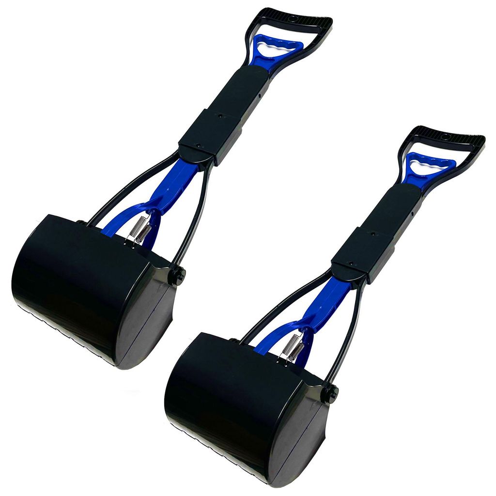 2er Set Faltbare Kotschaufel Kot Greifer 60cm Kotaufheber für Hunde & Katzen Kotgreifer Hundekotschaufel Hundekotgreifer Kunststoff