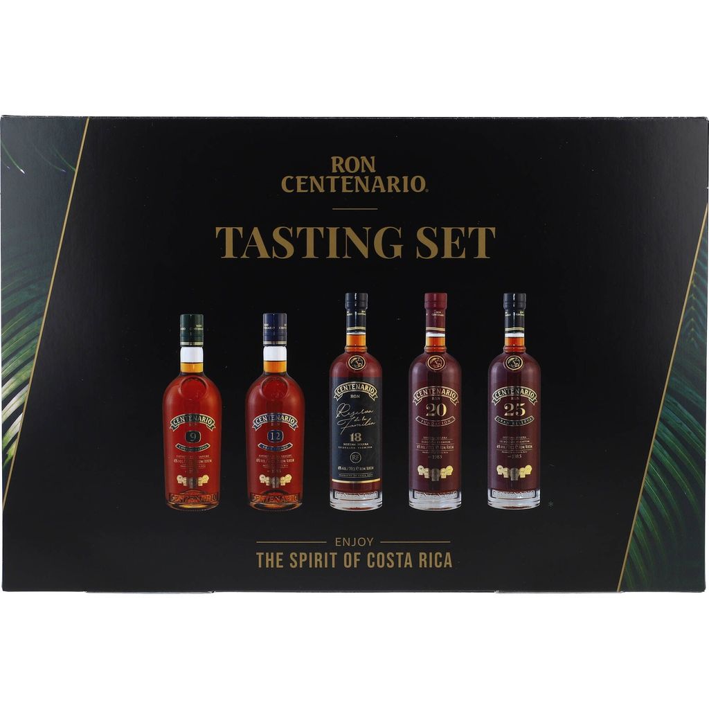 beinhaltet Tasting Set Centenario Rum Ron |