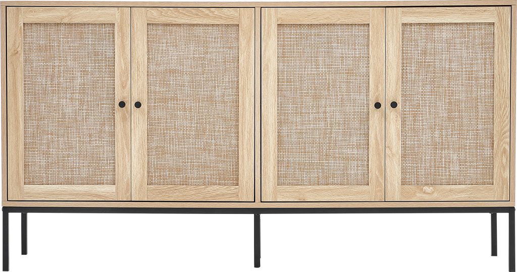 Szafka rattanowa SucceBuy - 4 magnetyczne drzwi i Zdjęcie produktu 
