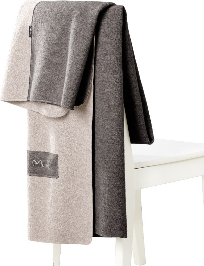 Mufflon W100 Mu-Blanket granit/stone one size Produktbild 