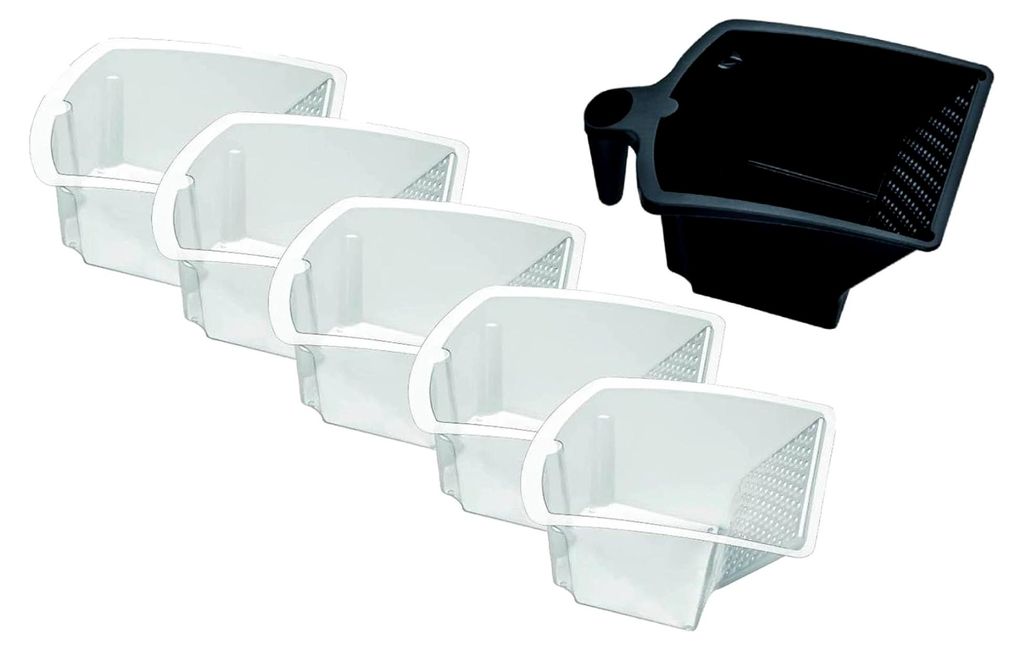 Farbwanne Expert-Cup mit 5 Farbwanneneinsätzen, 2 Liter, Kunststoff