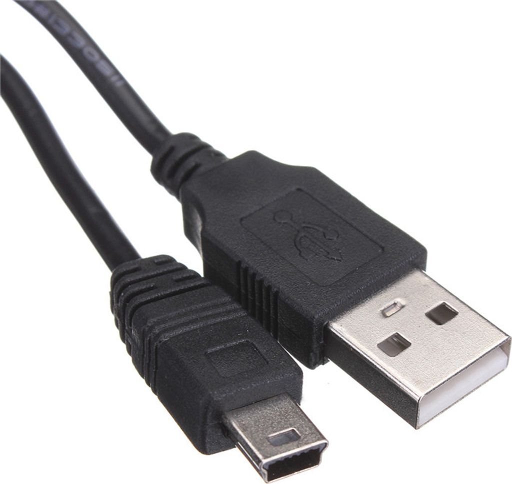 Mini USB Stecker Datenkabel USB-A 2.0 Stecker auf Mini USB Stecker Stromkabel 1M