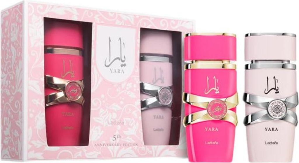 Lattafa 5th Anniversary Edition Yara EDP 100ml + Yara Candy Zdjęcie produktu 