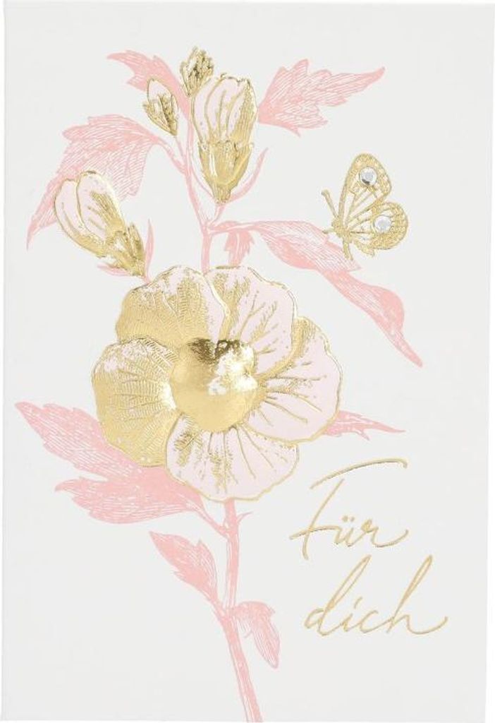 Depesche Lovely Diamonds 14004 Medikarte Klappkarte 11,5x7,5cm Geburtstagskarten, Grußkarten mit Umschlag 07