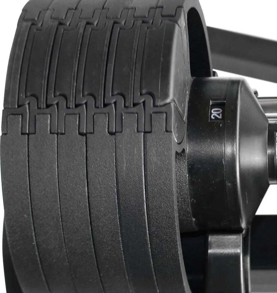 Rangement haltères MASTER Spin : Rack vertical stable en acier renforcé - 9