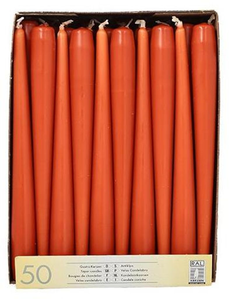Leuchterkerzen Ø 2,2 cm · 25 cm rost Produktbild 