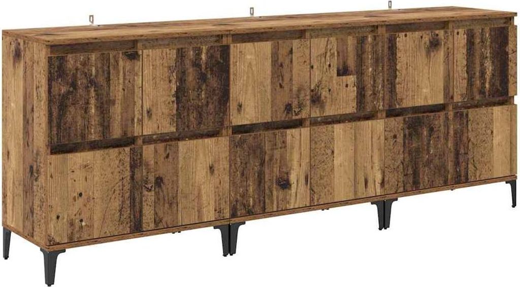 Sideboards 3 pcs Altholz 60 x 35 x 70 cm Holzwerkstoff