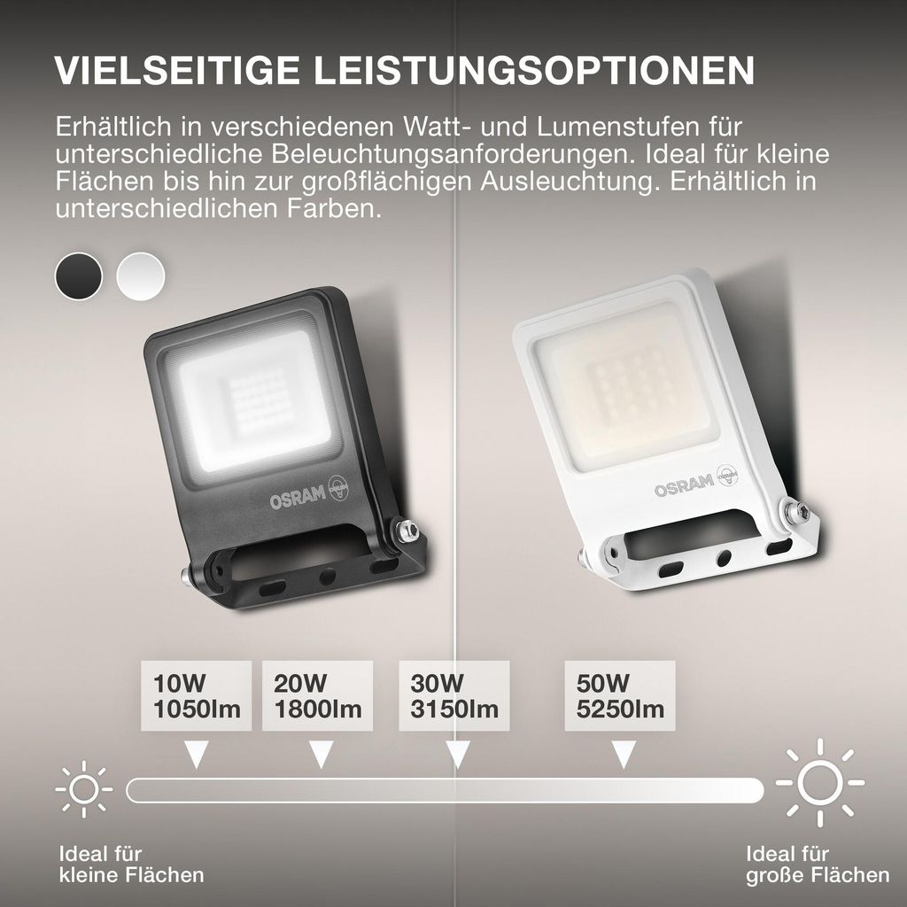 Osram ENDURA Flood Cool White PCR, vonkajšie LED svietidlo, Obrázok produktu 