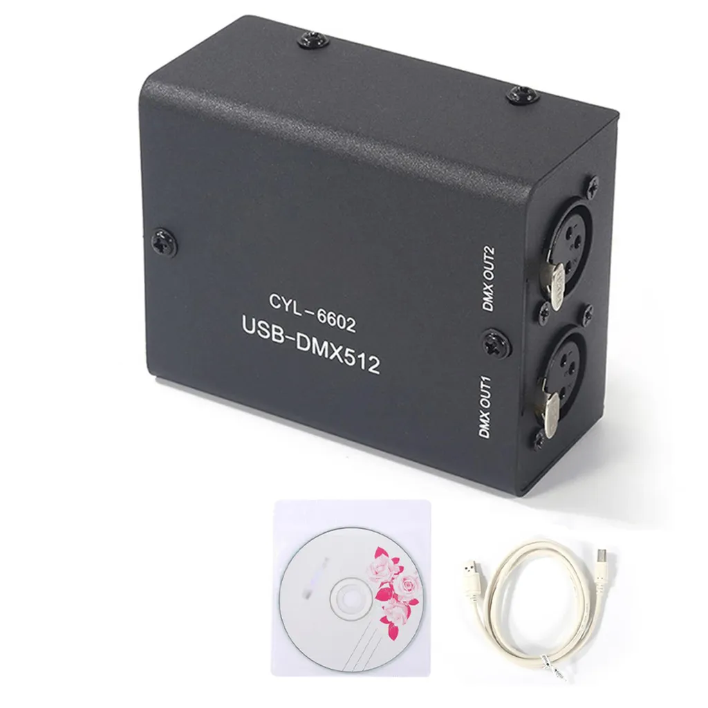 Module DMX512 USB avec décodeur de canal intégré pour jeux de lumière LED