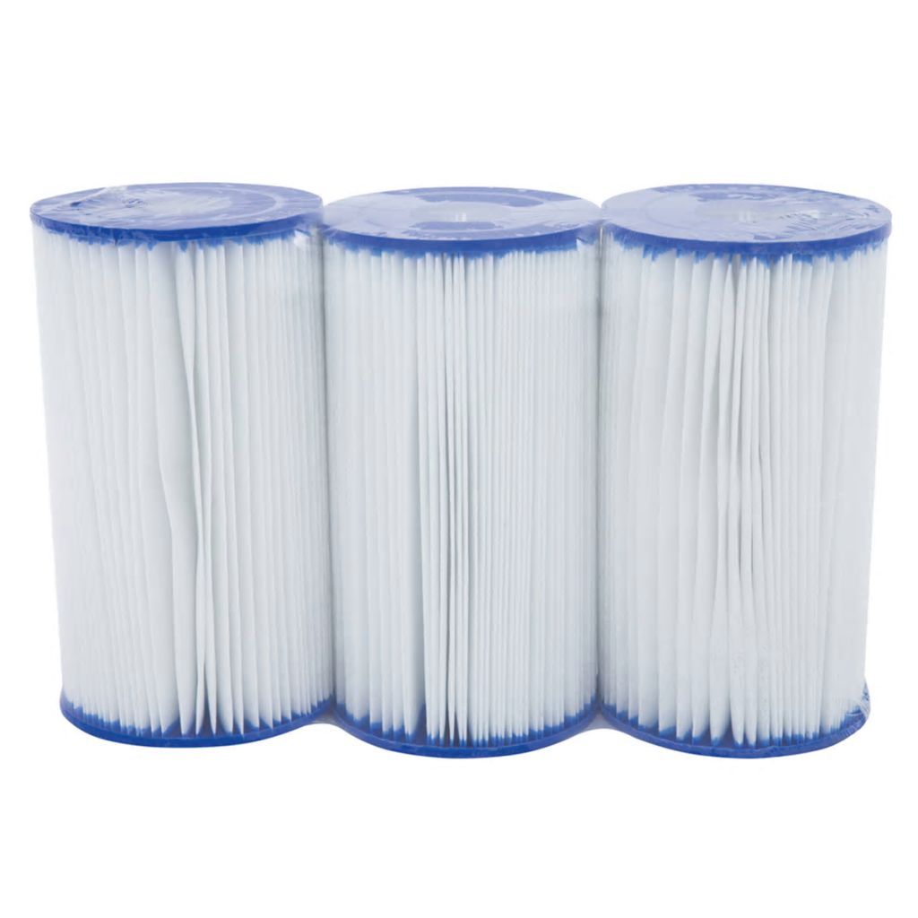 Bestway Filterkartuschen Im Set (III), Filterkartusche für Pumpe, Blau, Weiß, 5678 l/h, 3 Stück(e), Sichtverpackung, 305 mm
