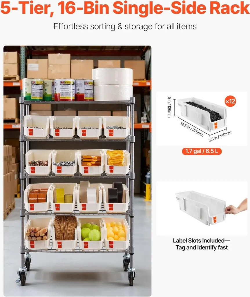 Meuble de rangement mobile pour restaurant, cuisine et bureau - 2
