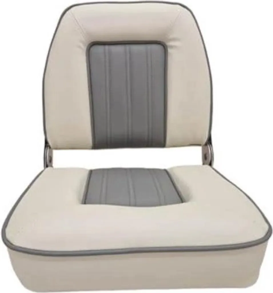 Fauteuil de pilotage Hollex Silver Star pour bateau - Gris et Crème