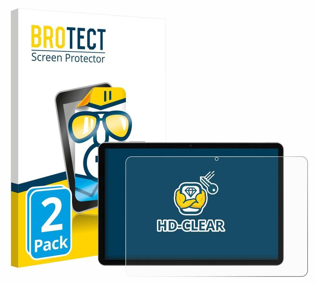 2x Für Pritom M10 TAB 10 PLUS 10.1" Schutzfolie BROTECT Produktbild 