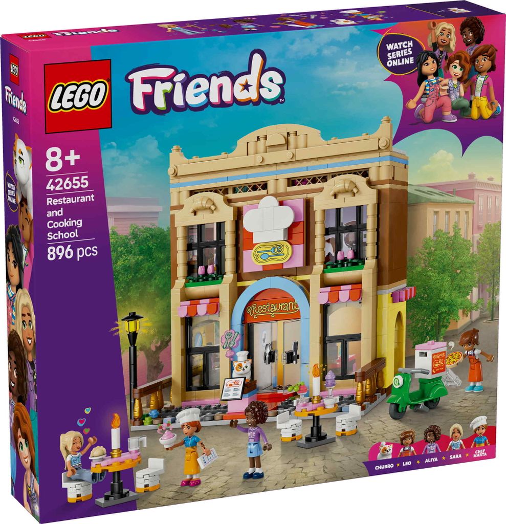 LEGO® Friends 42655 Restaurant und Kochschule Produktbild 