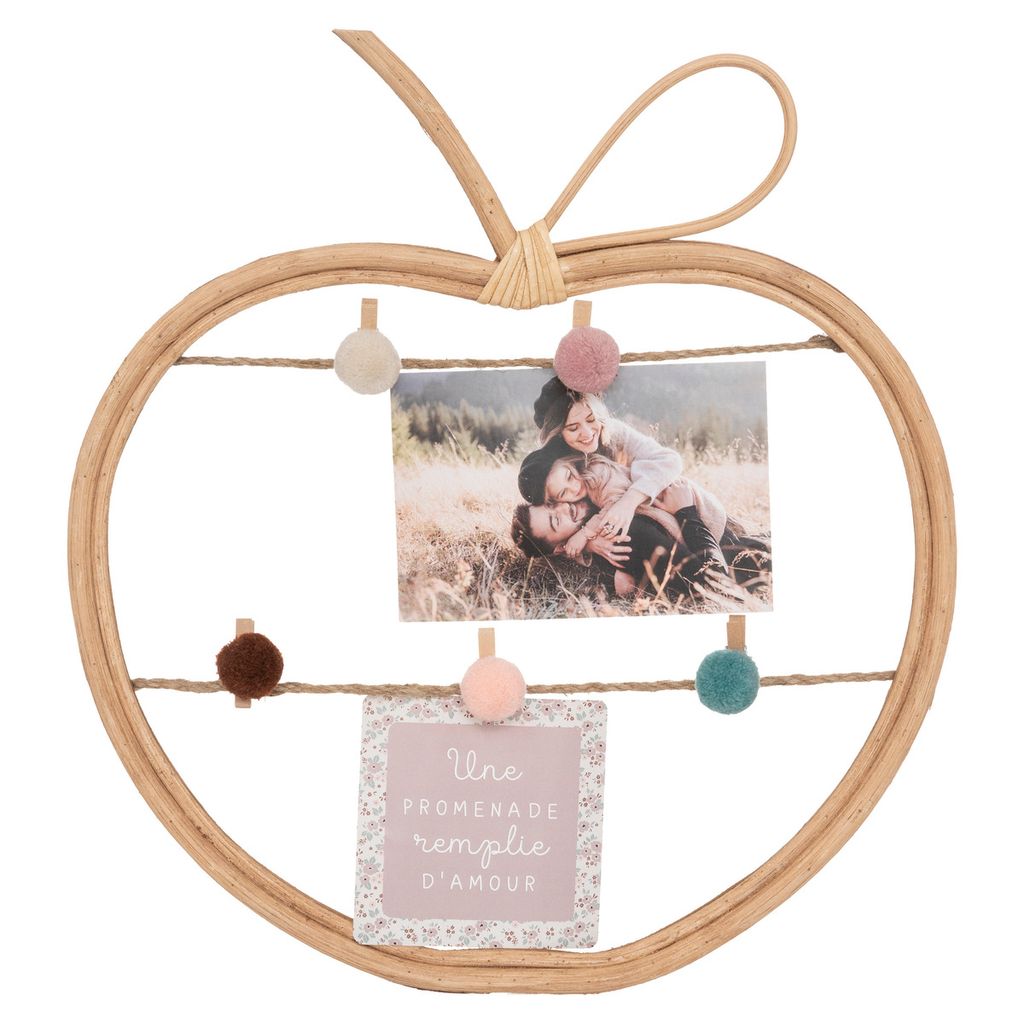 Fotohalter kind rattan 35x30cm - Atmosphera créateur d'intérieur