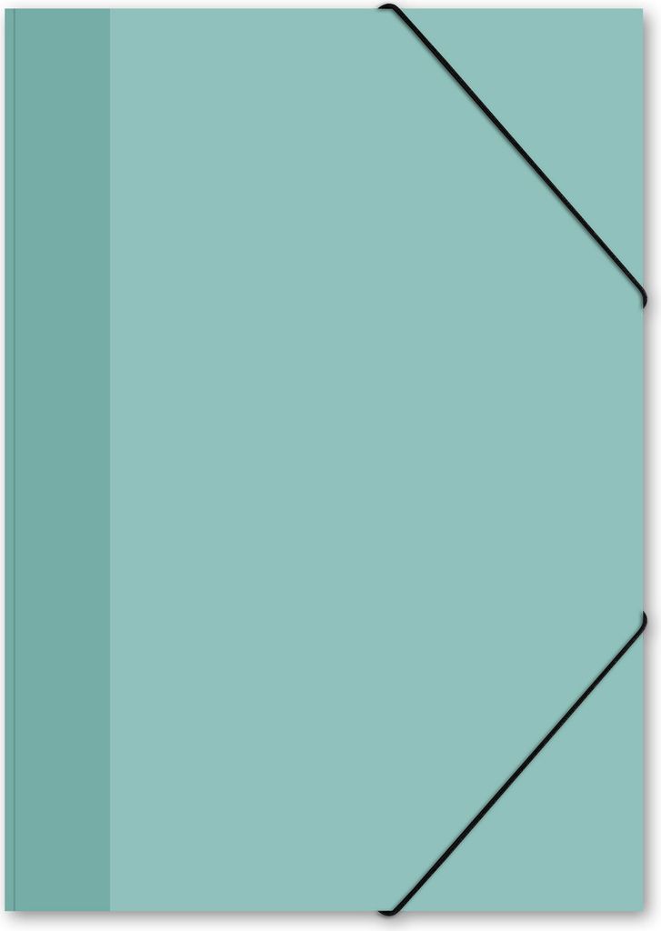 itenga Gummizugmappe Sammelmappe Zeichenmappe A4 pastell grün