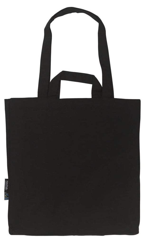 Neutral - Einkaufstasche, Twill, Mehrere Griffe LT4379 (Einheitsgröße) (Schwarz)