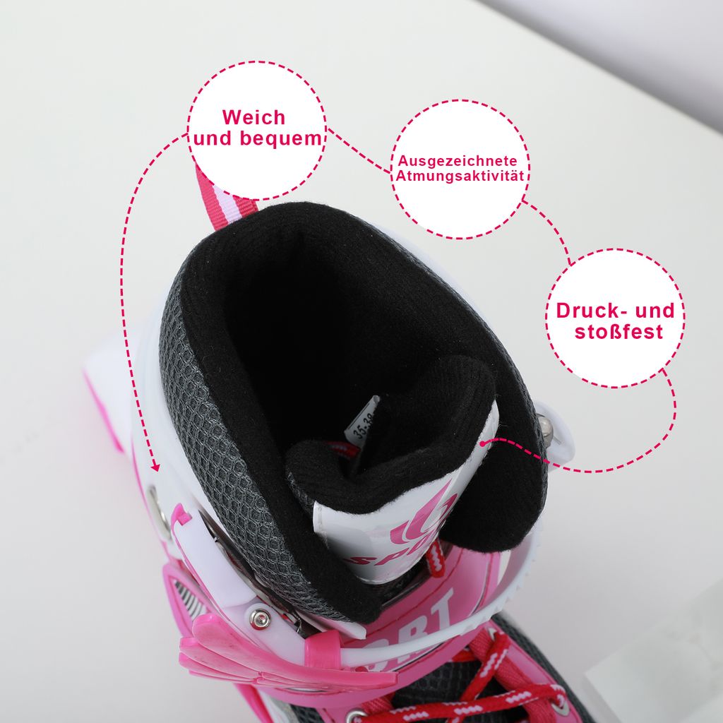 Inliner Für Kinder Verstellbare Inline Skates mit Produktbild 7