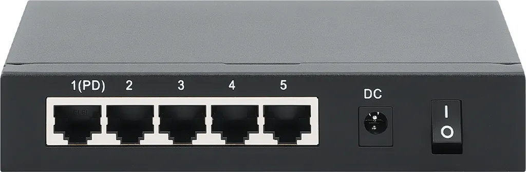 Commutateur Gigabit Ethernet PoE+ Intellinet 5 Ports 561082 Haute Vitesse