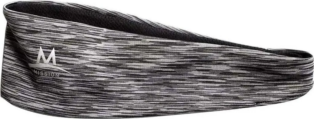 Bandeau Rafraîchissant de Sport Noir pour Homme et Femme Mission