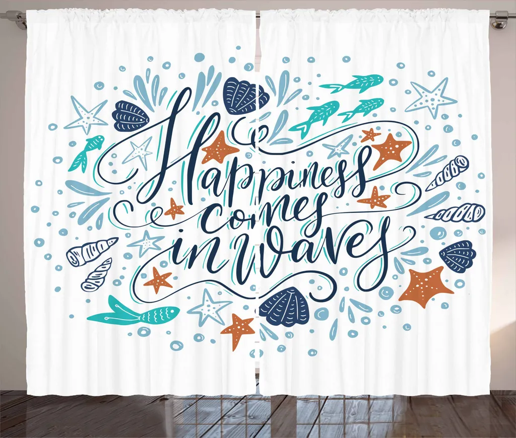 Tenda Multicolore ABAKUHAUS 280x225 cm | Tessuto Satin con Nastro Universale