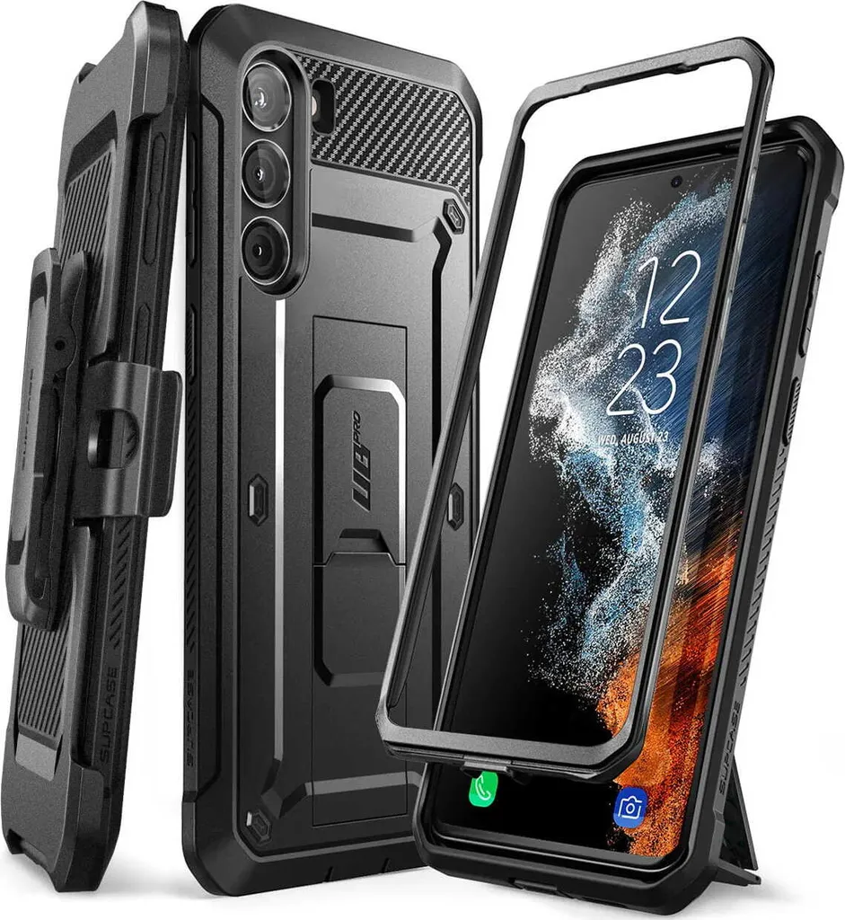 Cover Robusta Galaxy S23 Supcase UB Pro Nero - Resistenza Militare
